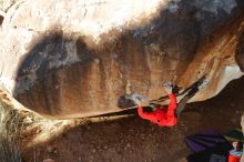 Bouldering in Hueco Tanks on 01/08/2020 with Blue Lizard Climbing and Yoga

Filename: SRM_20200108_1140540.jpg
Aperture: f/5.6
Shutter Speed: 1/250
Body: Canon EOS-1D Mark II
Lens: Canon EF 50mm f/1.8 II