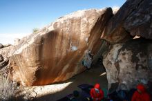 Bouldering in Hueco Tanks on 01/08/2020 with Blue Lizard Climbing and Yoga

Filename: SRM_20200108_1146070.jpg
Aperture: f/5.6
Shutter Speed: 1/250
Body: Canon EOS-1D Mark II
Lens: Canon EF 16-35mm f/2.8 L