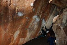 Bouldering in Hueco Tanks on 01/08/2020 with Blue Lizard Climbing and Yoga

Filename: SRM_20200108_1148320.jpg
Aperture: f/8.0
Shutter Speed: 1/250
Body: Canon EOS-1D Mark II
Lens: Canon EF 16-35mm f/2.8 L