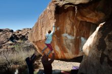 Bouldering in Hueco Tanks on 01/08/2020 with Blue Lizard Climbing and Yoga

Filename: SRM_20200108_1154130.jpg
Aperture: f/8.0
Shutter Speed: 1/250
Body: Canon EOS-1D Mark II
Lens: Canon EF 16-35mm f/2.8 L