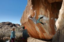 Bouldering in Hueco Tanks on 01/08/2020 with Blue Lizard Climbing and Yoga

Filename: SRM_20200108_1156250.jpg
Aperture: f/8.0
Shutter Speed: 1/250
Body: Canon EOS-1D Mark II
Lens: Canon EF 16-35mm f/2.8 L