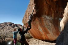 Bouldering in Hueco Tanks on 01/08/2020 with Blue Lizard Climbing and Yoga

Filename: SRM_20200108_1156300.jpg
Aperture: f/8.0
Shutter Speed: 1/250
Body: Canon EOS-1D Mark II
Lens: Canon EF 16-35mm f/2.8 L