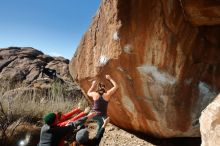 Bouldering in Hueco Tanks on 01/08/2020 with Blue Lizard Climbing and Yoga

Filename: SRM_20200108_1202010.jpg
Aperture: f/8.0
Shutter Speed: 1/250
Body: Canon EOS-1D Mark II
Lens: Canon EF 16-35mm f/2.8 L