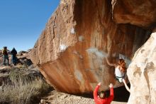 Bouldering in Hueco Tanks on 01/08/2020 with Blue Lizard Climbing and Yoga

Filename: SRM_20200108_1206420.jpg
Aperture: f/8.0
Shutter Speed: 1/250
Body: Canon EOS-1D Mark II
Lens: Canon EF 16-35mm f/2.8 L