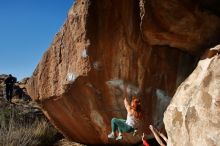 Bouldering in Hueco Tanks on 01/08/2020 with Blue Lizard Climbing and Yoga

Filename: SRM_20200108_1207010.jpg
Aperture: f/8.0
Shutter Speed: 1/250
Body: Canon EOS-1D Mark II
Lens: Canon EF 16-35mm f/2.8 L