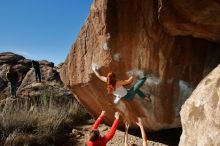 Bouldering in Hueco Tanks on 01/08/2020 with Blue Lizard Climbing and Yoga

Filename: SRM_20200108_1207280.jpg
Aperture: f/8.0
Shutter Speed: 1/250
Body: Canon EOS-1D Mark II
Lens: Canon EF 16-35mm f/2.8 L