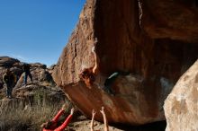 Bouldering in Hueco Tanks on 01/08/2020 with Blue Lizard Climbing and Yoga

Filename: SRM_20200108_1207330.jpg
Aperture: f/8.0
Shutter Speed: 1/250
Body: Canon EOS-1D Mark II
Lens: Canon EF 16-35mm f/2.8 L