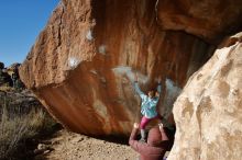 Bouldering in Hueco Tanks on 01/08/2020 with Blue Lizard Climbing and Yoga

Filename: SRM_20200108_1210200.jpg
Aperture: f/8.0
Shutter Speed: 1/250
Body: Canon EOS-1D Mark II
Lens: Canon EF 16-35mm f/2.8 L