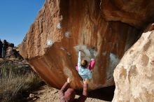 Bouldering in Hueco Tanks on 01/08/2020 with Blue Lizard Climbing and Yoga

Filename: SRM_20200108_1210330.jpg
Aperture: f/8.0
Shutter Speed: 1/250
Body: Canon EOS-1D Mark II
Lens: Canon EF 16-35mm f/2.8 L