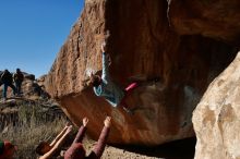 Bouldering in Hueco Tanks on 01/08/2020 with Blue Lizard Climbing and Yoga

Filename: SRM_20200108_1210471.jpg
Aperture: f/8.0
Shutter Speed: 1/250
Body: Canon EOS-1D Mark II
Lens: Canon EF 16-35mm f/2.8 L