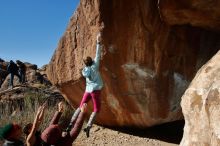 Bouldering in Hueco Tanks on 01/08/2020 with Blue Lizard Climbing and Yoga

Filename: SRM_20200108_1210530.jpg
Aperture: f/8.0
Shutter Speed: 1/250
Body: Canon EOS-1D Mark II
Lens: Canon EF 16-35mm f/2.8 L