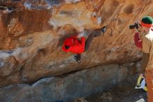 Bouldering in Hueco Tanks on 01/08/2020 with Blue Lizard Climbing and Yoga

Filename: SRM_20200108_1248200.jpg
Aperture: f/5.6
Shutter Speed: 1/400
Body: Canon EOS-1D Mark II
Lens: Canon EF 50mm f/1.8 II