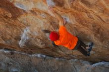 Bouldering in Hueco Tanks on 01/08/2020 with Blue Lizard Climbing and Yoga

Filename: SRM_20200108_1250241.jpg
Aperture: f/7.1
Shutter Speed: 1/250
Body: Canon EOS-1D Mark II
Lens: Canon EF 50mm f/1.8 II