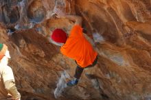 Bouldering in Hueco Tanks on 01/08/2020 with Blue Lizard Climbing and Yoga

Filename: SRM_20200108_1250340.jpg
Aperture: f/8.0
Shutter Speed: 1/250
Body: Canon EOS-1D Mark II
Lens: Canon EF 50mm f/1.8 II