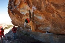 Bouldering in Hueco Tanks on 01/08/2020 with Blue Lizard Climbing and Yoga

Filename: SRM_20200108_1253440.jpg
Aperture: f/8.0
Shutter Speed: 1/250
Body: Canon EOS-1D Mark II
Lens: Canon EF 16-35mm f/2.8 L