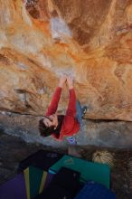 Bouldering in Hueco Tanks on 01/08/2020 with Blue Lizard Climbing and Yoga

Filename: SRM_20200108_1258140.jpg
Aperture: f/6.3
Shutter Speed: 1/250
Body: Canon EOS-1D Mark II
Lens: Canon EF 16-35mm f/2.8 L