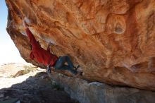 Bouldering in Hueco Tanks on 01/08/2020 with Blue Lizard Climbing and Yoga

Filename: SRM_20200108_1259400.jpg
Aperture: f/8.0
Shutter Speed: 1/250
Body: Canon EOS-1D Mark II
Lens: Canon EF 16-35mm f/2.8 L