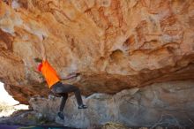 Bouldering in Hueco Tanks on 01/08/2020 with Blue Lizard Climbing and Yoga

Filename: SRM_20200108_1300210.jpg
Aperture: f/6.3
Shutter Speed: 1/250
Body: Canon EOS-1D Mark II
Lens: Canon EF 16-35mm f/2.8 L