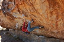 Bouldering in Hueco Tanks on 01/08/2020 with Blue Lizard Climbing and Yoga

Filename: SRM_20200108_1306120.jpg
Aperture: f/7.1
Shutter Speed: 1/500
Body: Canon EOS-1D Mark II
Lens: Canon EF 16-35mm f/2.8 L