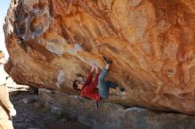 Bouldering in Hueco Tanks on 01/08/2020 with Blue Lizard Climbing and Yoga

Filename: SRM_20200108_1307380.jpg
Aperture: f/8.0
Shutter Speed: 1/500
Body: Canon EOS-1D Mark II
Lens: Canon EF 16-35mm f/2.8 L