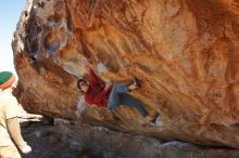 Bouldering in Hueco Tanks on 01/08/2020 with Blue Lizard Climbing and Yoga

Filename: SRM_20200108_1307450.jpg
Aperture: f/8.0
Shutter Speed: 1/500
Body: Canon EOS-1D Mark II
Lens: Canon EF 16-35mm f/2.8 L