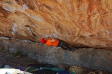 Bouldering in Hueco Tanks on 01/08/2020 with Blue Lizard Climbing and Yoga

Filename: SRM_20200108_1316161.jpg
Aperture: f/8.0
Shutter Speed: 1/500
Body: Canon EOS-1D Mark II
Lens: Canon EF 16-35mm f/2.8 L