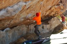 Bouldering in Hueco Tanks on 01/08/2020 with Blue Lizard Climbing and Yoga

Filename: SRM_20200108_1321361.jpg
Aperture: f/7.1
Shutter Speed: 1/500
Body: Canon EOS-1D Mark II
Lens: Canon EF 50mm f/1.8 II