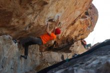 Bouldering in Hueco Tanks on 01/08/2020 with Blue Lizard Climbing and Yoga

Filename: SRM_20200108_1326240.jpg
Aperture: f/7.1
Shutter Speed: 1/500
Body: Canon EOS-1D Mark II
Lens: Canon EF 50mm f/1.8 II