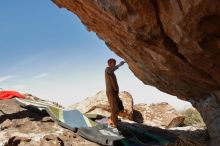 Bouldering in Hueco Tanks on 01/08/2020 with Blue Lizard Climbing and Yoga

Filename: SRM_20200108_1328260.jpg
Aperture: f/8.0
Shutter Speed: 1/500
Body: Canon EOS-1D Mark II
Lens: Canon EF 16-35mm f/2.8 L