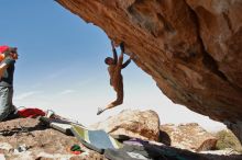 Bouldering in Hueco Tanks on 01/08/2020 with Blue Lizard Climbing and Yoga

Filename: SRM_20200108_1328502.jpg
Aperture: f/8.0
Shutter Speed: 1/500
Body: Canon EOS-1D Mark II
Lens: Canon EF 16-35mm f/2.8 L