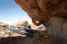 Bouldering in Hueco Tanks on 01/08/2020 with Blue Lizard Climbing and Yoga

Filename: SRM_20200108_1331460.jpg
Aperture: f/8.0
Shutter Speed: 1/500
Body: Canon EOS-1D Mark II
Lens: Canon EF 16-35mm f/2.8 L