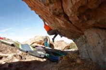 Bouldering in Hueco Tanks on 01/08/2020 with Blue Lizard Climbing and Yoga

Filename: SRM_20200108_1331491.jpg
Aperture: f/8.0
Shutter Speed: 1/500
Body: Canon EOS-1D Mark II
Lens: Canon EF 16-35mm f/2.8 L