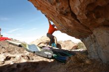 Bouldering in Hueco Tanks on 01/08/2020 with Blue Lizard Climbing and Yoga

Filename: SRM_20200108_1331500.jpg
Aperture: f/8.0
Shutter Speed: 1/500
Body: Canon EOS-1D Mark II
Lens: Canon EF 16-35mm f/2.8 L