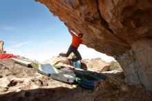 Bouldering in Hueco Tanks on 01/08/2020 with Blue Lizard Climbing and Yoga

Filename: SRM_20200108_1331506.jpg
Aperture: f/8.0
Shutter Speed: 1/500
Body: Canon EOS-1D Mark II
Lens: Canon EF 16-35mm f/2.8 L