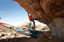 Bouldering in Hueco Tanks on 01/08/2020 with Blue Lizard Climbing and Yoga

Filename: SRM_20200108_1331512.jpg
Aperture: f/8.0
Shutter Speed: 1/500
Body: Canon EOS-1D Mark II
Lens: Canon EF 16-35mm f/2.8 L