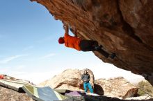 Bouldering in Hueco Tanks on 01/08/2020 with Blue Lizard Climbing and Yoga

Filename: SRM_20200108_1332010.jpg
Aperture: f/8.0
Shutter Speed: 1/500
Body: Canon EOS-1D Mark II
Lens: Canon EF 16-35mm f/2.8 L