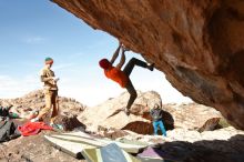 Bouldering in Hueco Tanks on 01/08/2020 with Blue Lizard Climbing and Yoga

Filename: SRM_20200108_1332110.jpg
Aperture: f/8.0
Shutter Speed: 1/500
Body: Canon EOS-1D Mark II
Lens: Canon EF 16-35mm f/2.8 L