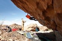 Bouldering in Hueco Tanks on 01/08/2020 with Blue Lizard Climbing and Yoga

Filename: SRM_20200108_1332160.jpg
Aperture: f/8.0
Shutter Speed: 1/500
Body: Canon EOS-1D Mark II
Lens: Canon EF 16-35mm f/2.8 L