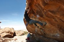 Bouldering in Hueco Tanks on 01/08/2020 with Blue Lizard Climbing and Yoga

Filename: SRM_20200108_1337510.jpg
Aperture: f/8.0
Shutter Speed: 1/500
Body: Canon EOS-1D Mark II
Lens: Canon EF 16-35mm f/2.8 L