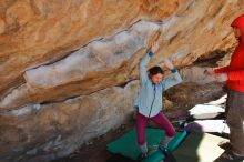 Bouldering in Hueco Tanks on 01/08/2020 with Blue Lizard Climbing and Yoga

Filename: SRM_20200108_1338381.jpg
Aperture: f/5.6
Shutter Speed: 1/400
Body: Canon EOS-1D Mark II
Lens: Canon EF 16-35mm f/2.8 L