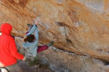 Bouldering in Hueco Tanks on 01/08/2020 with Blue Lizard Climbing and Yoga

Filename: SRM_20200108_1339370.jpg
Aperture: f/6.3
Shutter Speed: 1/400
Body: Canon EOS-1D Mark II
Lens: Canon EF 16-35mm f/2.8 L