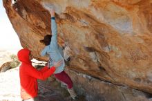 Bouldering in Hueco Tanks on 01/08/2020 with Blue Lizard Climbing and Yoga

Filename: SRM_20200108_1339462.jpg
Aperture: f/7.1
Shutter Speed: 1/400
Body: Canon EOS-1D Mark II
Lens: Canon EF 16-35mm f/2.8 L