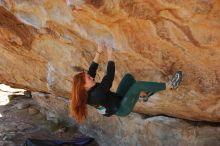 Bouldering in Hueco Tanks on 01/08/2020 with Blue Lizard Climbing and Yoga

Filename: SRM_20200108_1341110.jpg
Aperture: f/6.3
Shutter Speed: 1/400
Body: Canon EOS-1D Mark II
Lens: Canon EF 16-35mm f/2.8 L