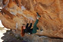 Bouldering in Hueco Tanks on 01/08/2020 with Blue Lizard Climbing and Yoga

Filename: SRM_20200108_1341120.jpg
Aperture: f/7.1
Shutter Speed: 1/400
Body: Canon EOS-1D Mark II
Lens: Canon EF 16-35mm f/2.8 L