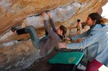 Bouldering in Hueco Tanks on 01/08/2020 with Blue Lizard Climbing and Yoga

Filename: SRM_20200108_1342200.jpg
Aperture: f/5.0
Shutter Speed: 1/400
Body: Canon EOS-1D Mark II
Lens: Canon EF 16-35mm f/2.8 L