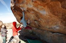 Bouldering in Hueco Tanks on 01/08/2020 with Blue Lizard Climbing and Yoga

Filename: SRM_20200108_1344000.jpg
Aperture: f/8.0
Shutter Speed: 1/400
Body: Canon EOS-1D Mark II
Lens: Canon EF 16-35mm f/2.8 L