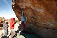 Bouldering in Hueco Tanks on 01/08/2020 with Blue Lizard Climbing and Yoga

Filename: SRM_20200108_1344003.jpg
Aperture: f/9.0
Shutter Speed: 1/400
Body: Canon EOS-1D Mark II
Lens: Canon EF 16-35mm f/2.8 L