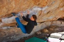 Bouldering in Hueco Tanks on 01/08/2020 with Blue Lizard Climbing and Yoga

Filename: SRM_20200108_1348070.jpg
Aperture: f/5.6
Shutter Speed: 1/400
Body: Canon EOS-1D Mark II
Lens: Canon EF 16-35mm f/2.8 L