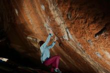 Bouldering in Hueco Tanks on 01/08/2020 with Blue Lizard Climbing and Yoga

Filename: SRM_20200108_1521260.jpg
Aperture: f/5.6
Shutter Speed: 1/250
Body: Canon EOS-1D Mark II
Lens: Canon EF 16-35mm f/2.8 L