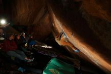 Bouldering in Hueco Tanks on 01/08/2020 with Blue Lizard Climbing and Yoga

Filename: SRM_20200108_1536530.jpg
Aperture: f/5.6
Shutter Speed: 1/250
Body: Canon EOS-1D Mark II
Lens: Canon EF 16-35mm f/2.8 L